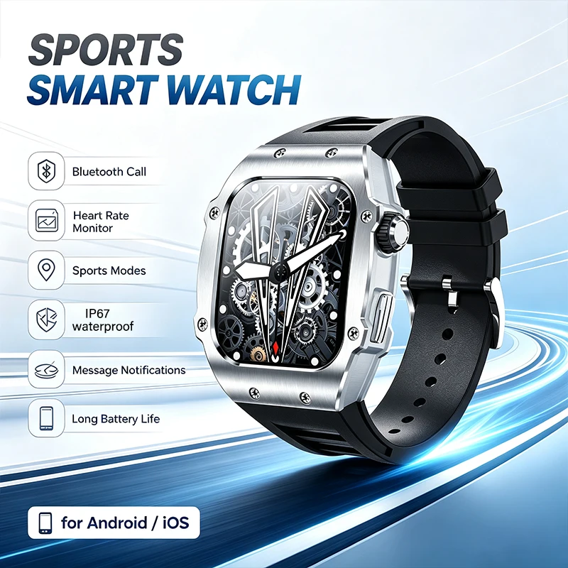 Smartwatch Running Watches For Men - 2026 New Sports Smart Watch 1.91