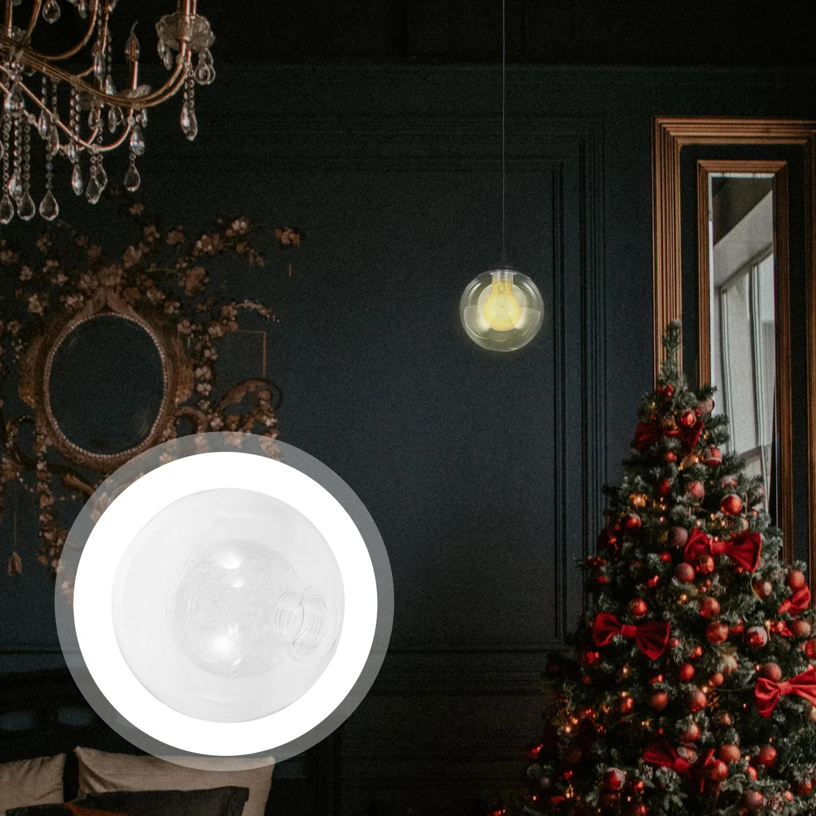 

Glass Lamp Shade Replacement Cover Delicate Decorative Globe Lampshade for Pendant Ceiling Wall Light Fixture Modern Farmhouse