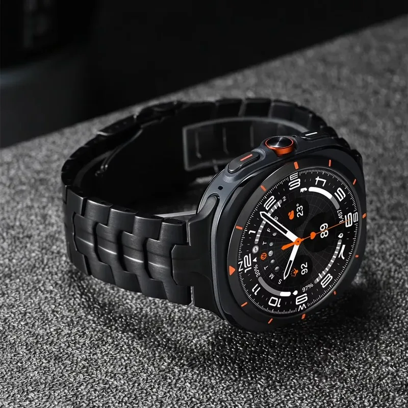

Stainless Steel Strap For Samsung Galaxy Watch Ultra 47mm No Gaps Men Luxury Bracelet wristband Galaxy Watch Ultra 7 47MM correa
