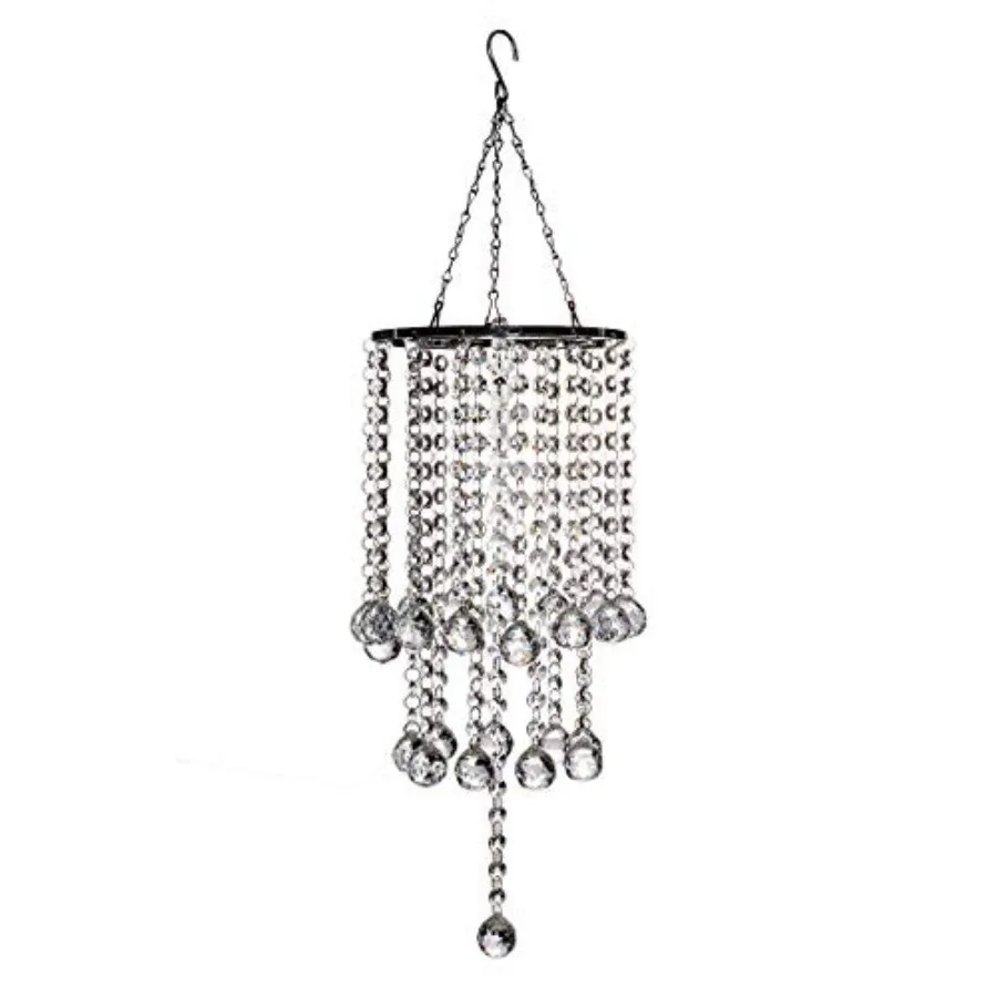 

Chandelier Wind Chimes Shape Clear Crystal Prisms Balls Beads Hanging Suncatcher Pendant Garden Outdoor Home Decor Gifts