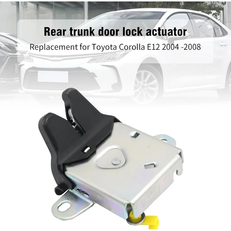 64610-12360 6461012360 64610 12360 سيارة الخلفي الباب الخلفي الجذع مزلاج قفل الباب المحرك لتويوتا كورولا E12 2004-2016 1.8L