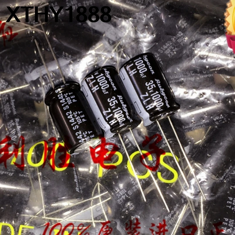 

5 шт. 1000UF 35V электролитический конденсатор 35V 1000UF