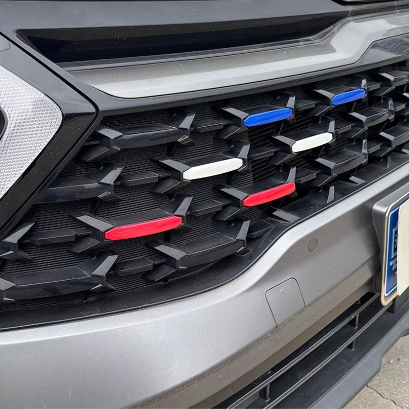 Cinta tricolor genuina 3M Motorsport para ​ ​ Kia Sportage X-Line Grille Stripes (2023-2025) Kit de acento de parrilla X-Line Trim Exclusive