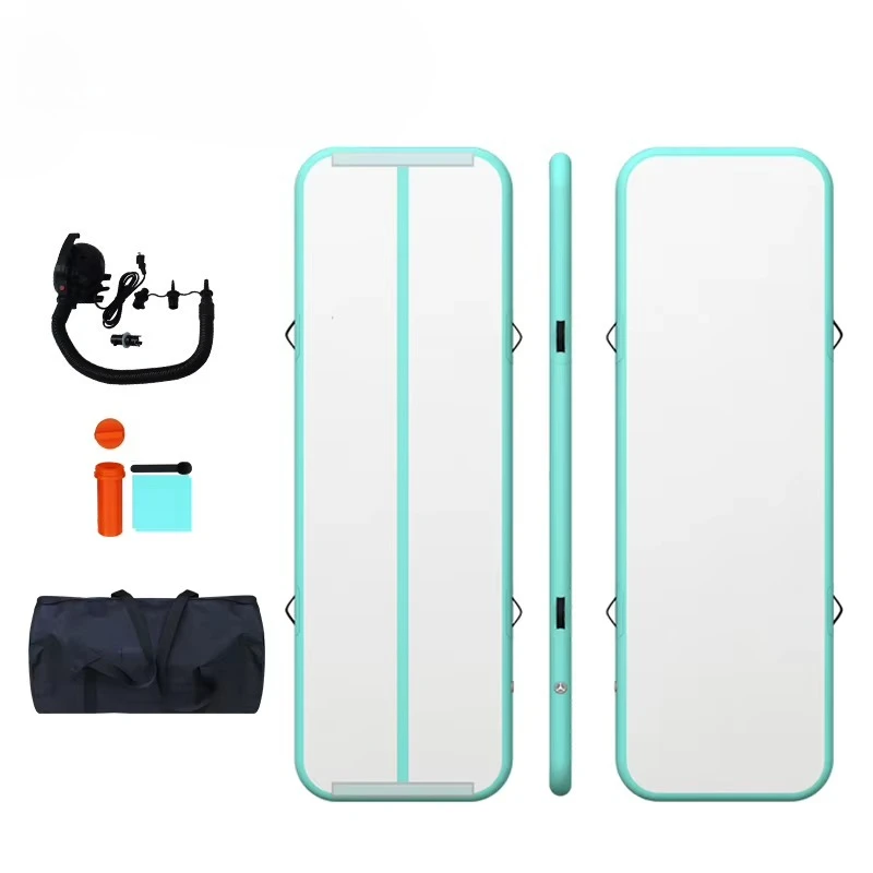 Custom Size Portable Foldable Inflatable Air Track Mat CE Certified For Gymnastics Training Practice