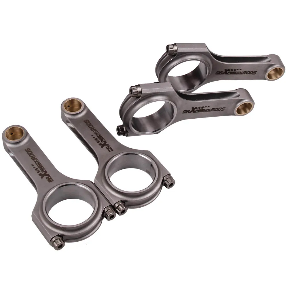 Conrod 144mm H Shaft 4340 Racing Connecting Rods For  E30S14B23 L4 ARP2000