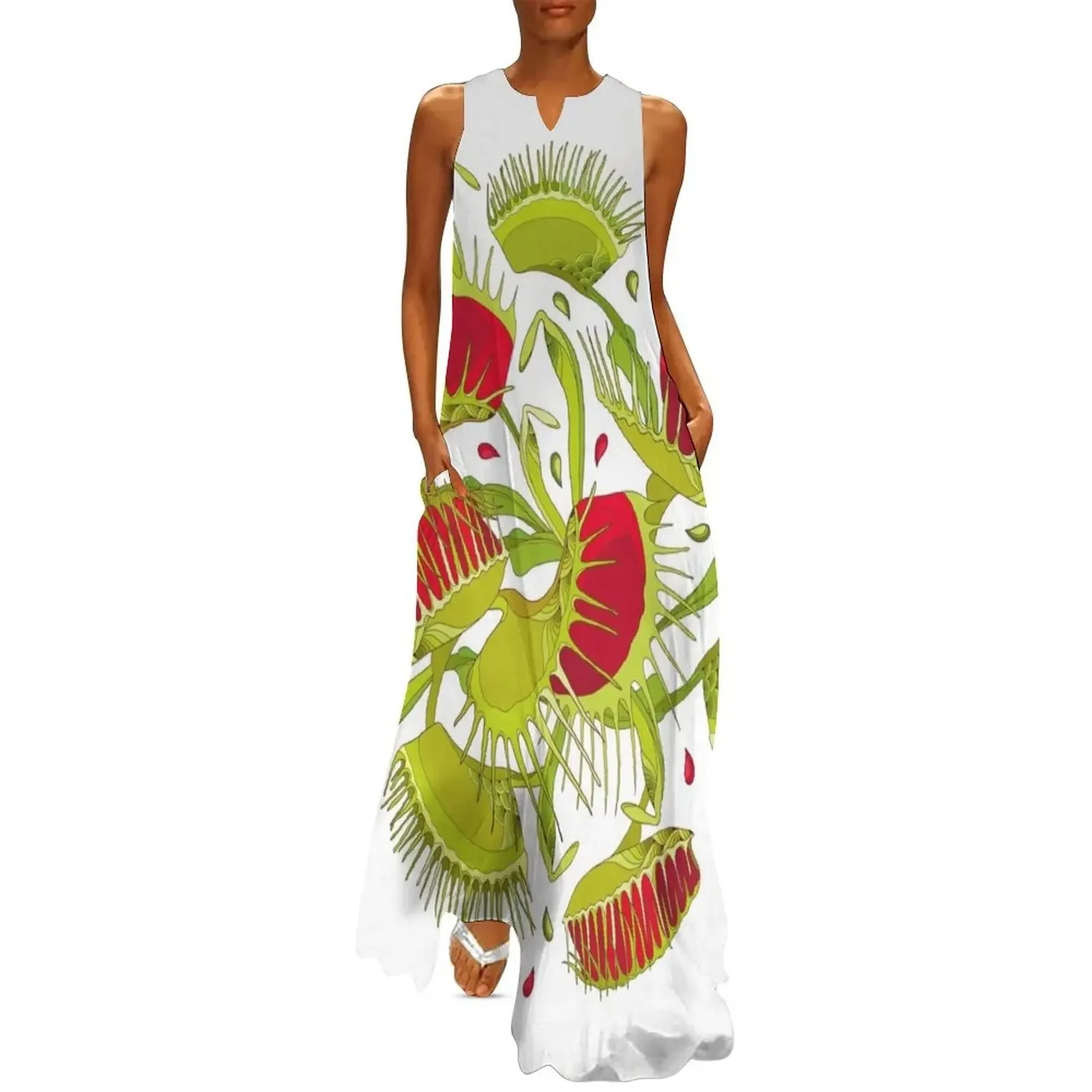 

Round composition of Venus Flytrap or Dionaea muscipula. Long Dress Women's dresses Woman's evening dress Dress