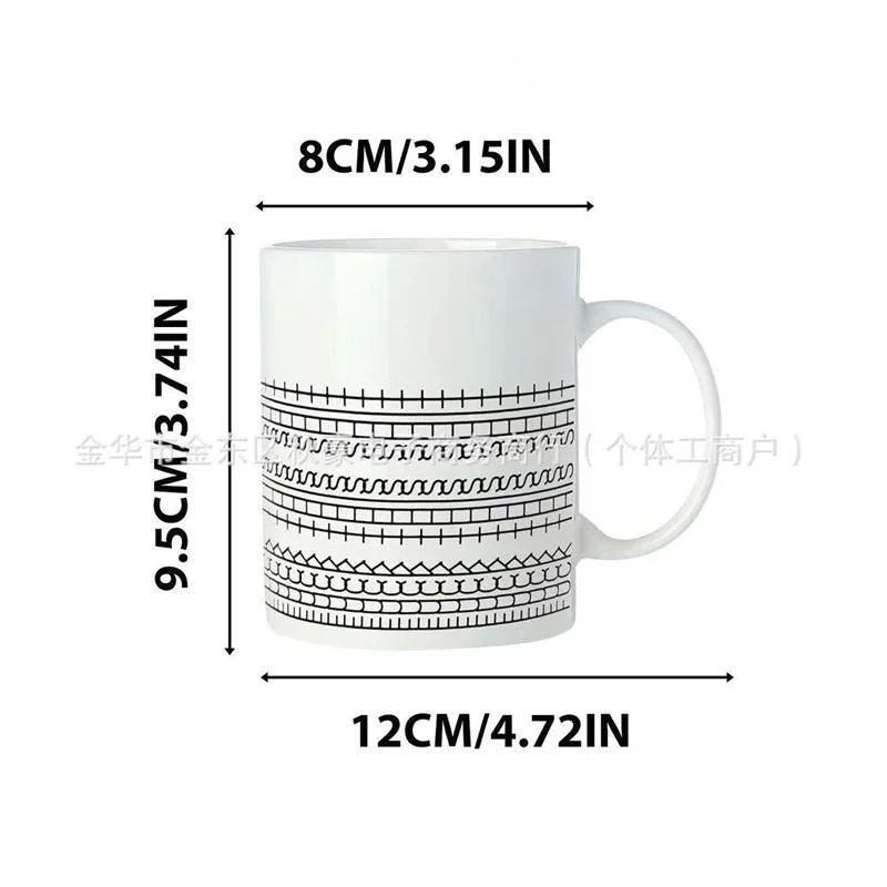 

Message Coffee Mug Water Cup Home Office Water Milk Cup Latte Coffee Cup Afternoon Teacup Breakfast Cup Tea Drink Cup
