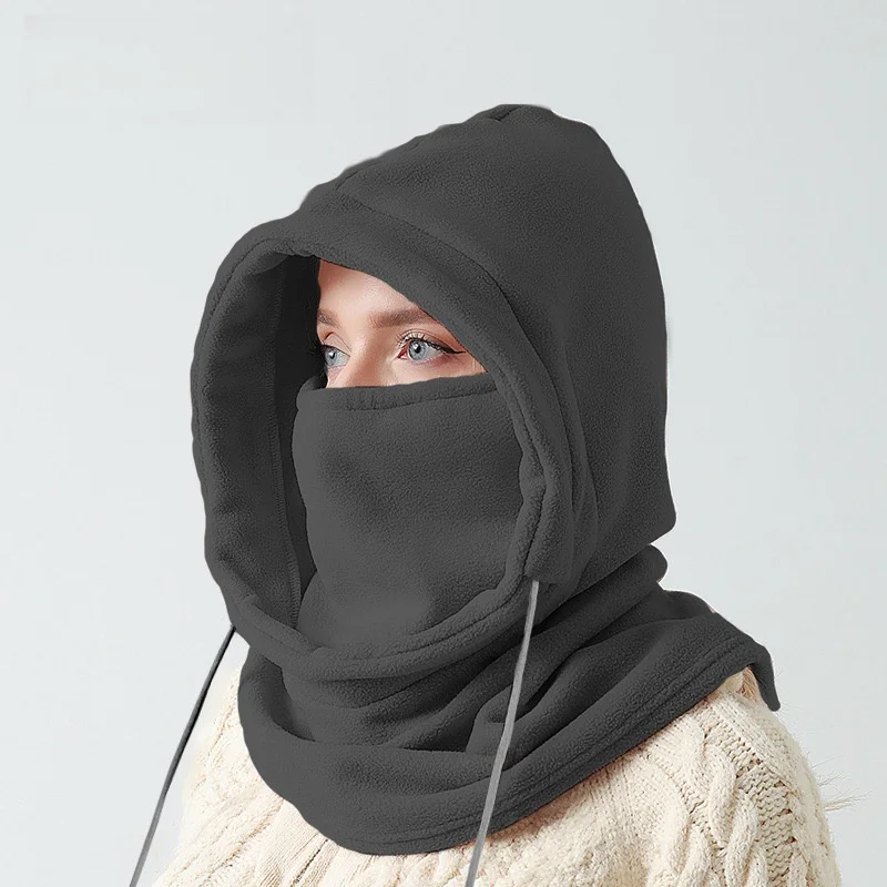 Winter-Radfahrer-Mütze, Windschutz, Skimaske, Unisex-Mütze, Integrierter Schal, Outdoor-Sport-Warmhaube – Detail 2