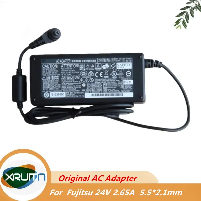 

Original SEF80N3-24.0 24V 2.65A 63W SED80N3-24.0 AC Adapter Charger For FUJITSU PFU LIMITED fi6125 fi6225 fi6240 Power Supply