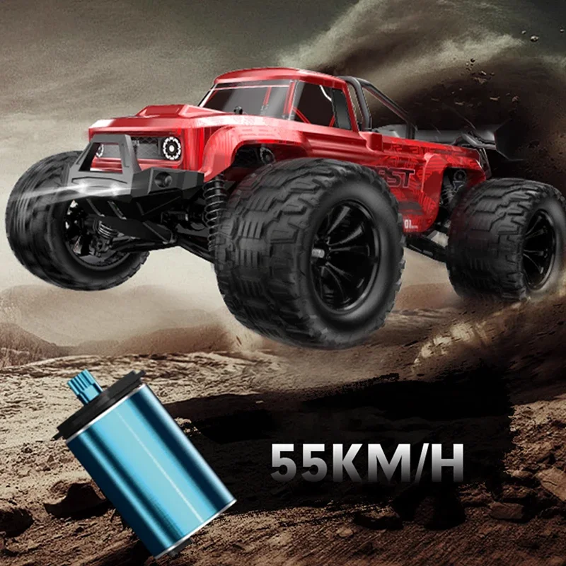 KF18 RC Car 1/14 2.4G 4WD Brushless High Speed Off-Road Vehicle Electric Rally Model Remote Control Toy 55KM/H