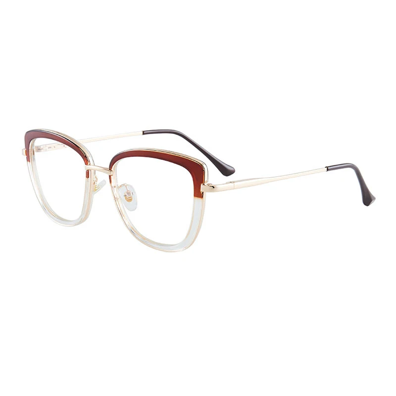 Modische bedruckte Brillengestelle für Damen, Anti-Blaulicht-Brille für Menschen mittleren Alters und ältere Menschen, trendige Brille 46957