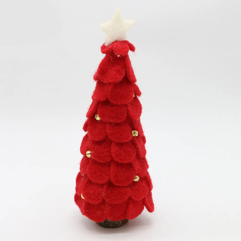 

Wooden Christmas Tree Red Size L Layering Design Creative Desktop Decoration Joyful Xmas Party Ornament Small Christmas Tree
