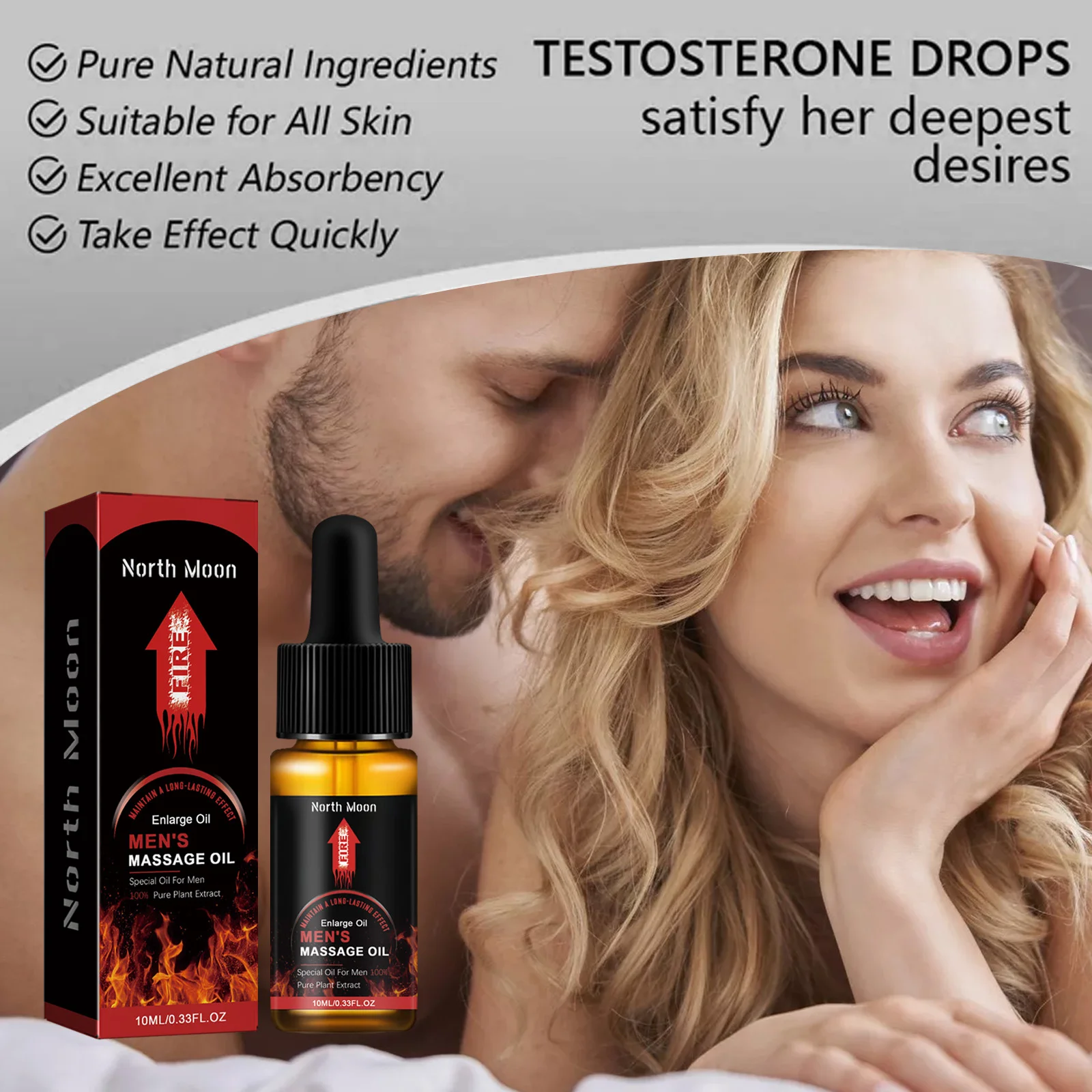 Men Body Massage Oil Attract Women Long Lasting Fragrance Increasing Confidence Improve Higher Passion Pheromone Essential Oils