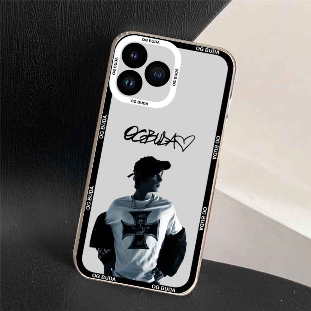 Og Buda Russia Rapper Phone Case For iPhone 11 12 Mini 13 14 15 Pro Max Transparent Shell