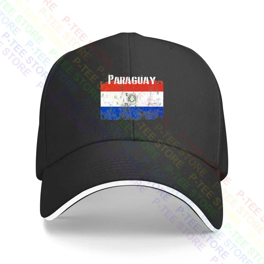 

Paraguay Flag Top City Map Triband Palm Branch Great Souvenir Baseball Cap Snapback Caps Knitted Bucket Hat