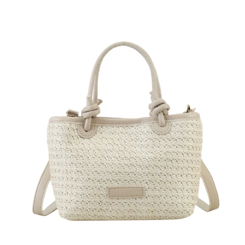 

Trendy Summer Weave Straw Bag Leisure Bohemian Beach Straw Bag Crossbody Vacation Women's Bucket Bag Ladies/Girls