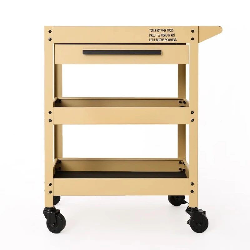 

Light luxury Nordic ins style cafe oil painting room mobile storage trolley