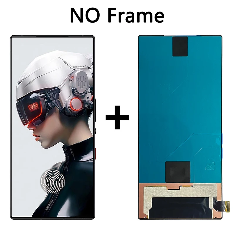 6.8”New For ZTE nubia Red Magic 9 Pro LCD NX769J Display Touch Screen Digitizer Assembly For RedMagic 9Pro+ Plus Display