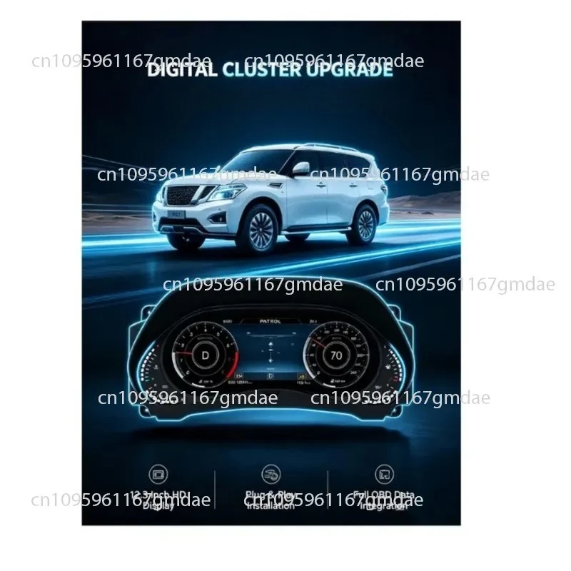 Suitable for Y62  QX Series  Upgrade Full LCD Instrument 12.3 Inch