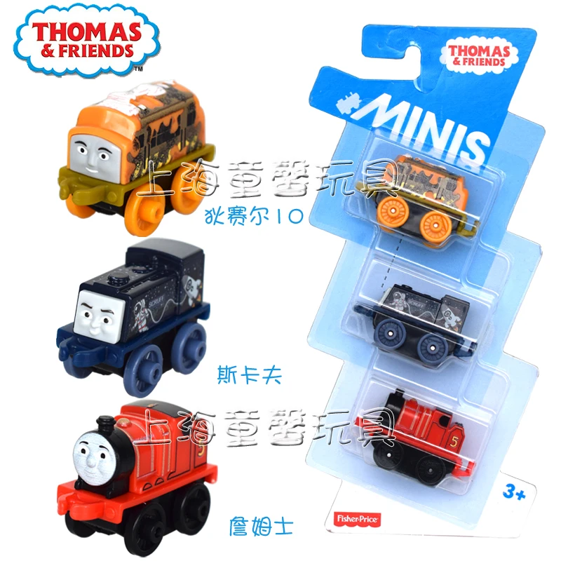 

Томас и друзья, серия Minis, поезда, 3 упаковки, набор карточек, блистерная упаковка, детские игрушки, образовательное обучение, поощрительные призы