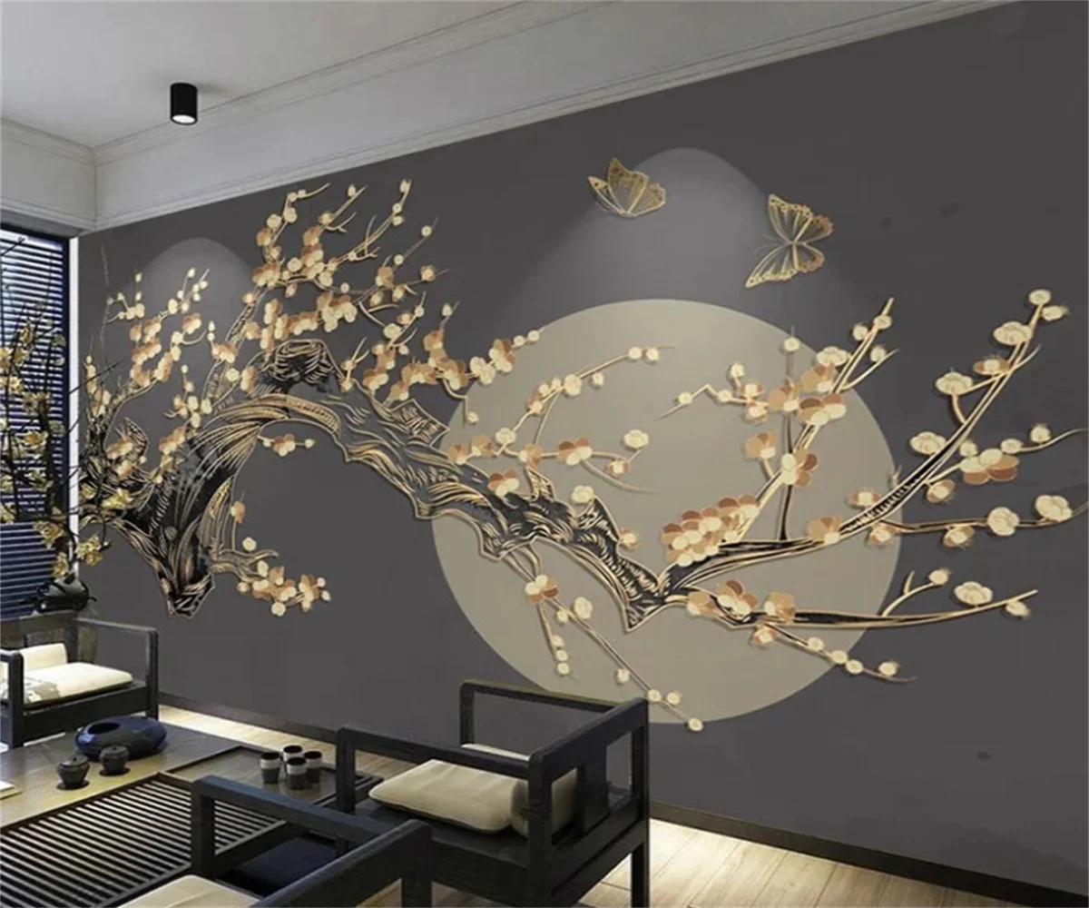 Beibehang Personalized Fashion Hand-Painted Spicy Crayfish Seafood Restaurant Tooling Background Papel De Parede 3D Wallpaper