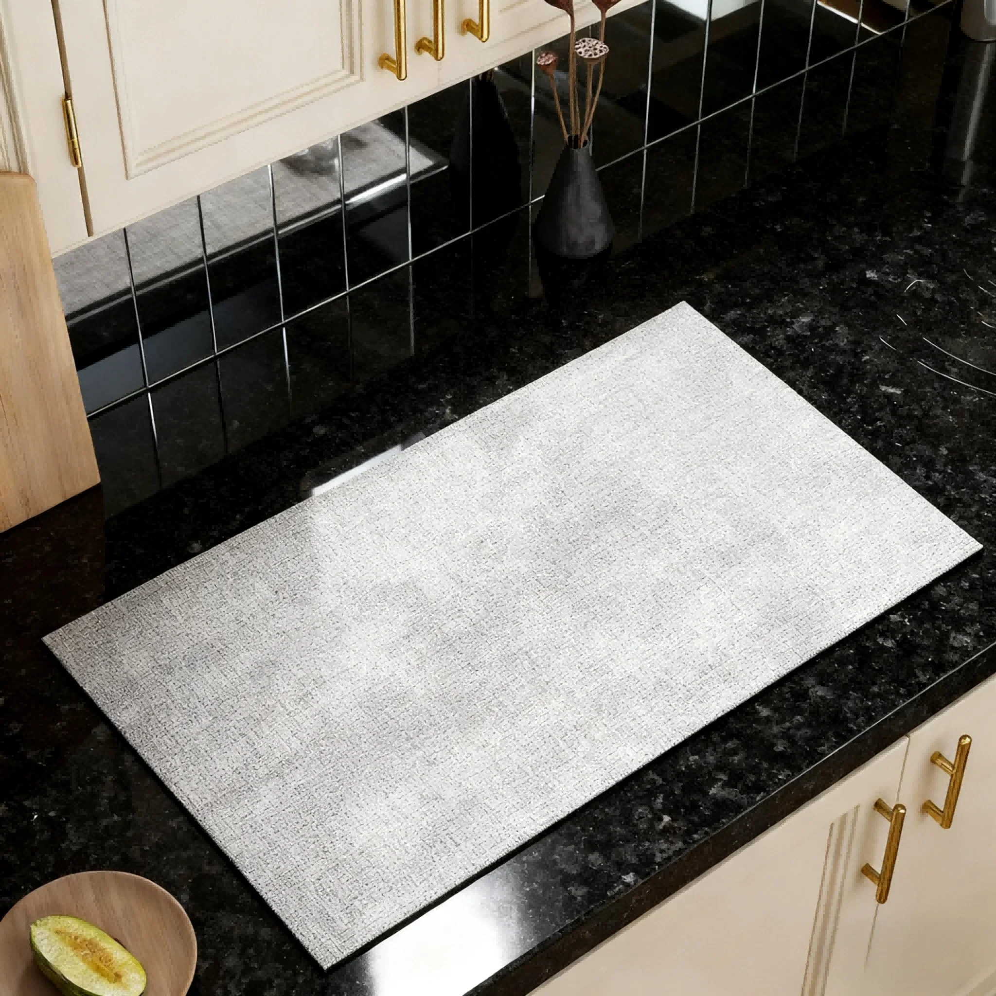Square placemat simple household cutlery mat diatomaceous earth non-slip mat storage mat washbasin absorbent mat