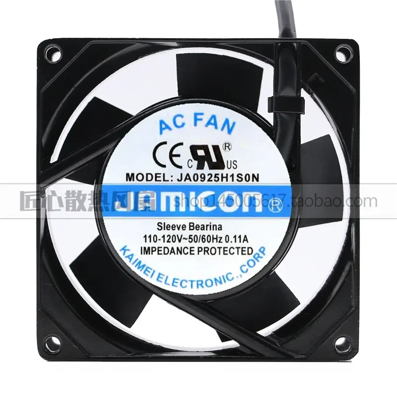 New JAMICON 9CM 9025 JA0925H1S0N 110-120V Metal High Temperature Cooling Fan for Electronic Equipment