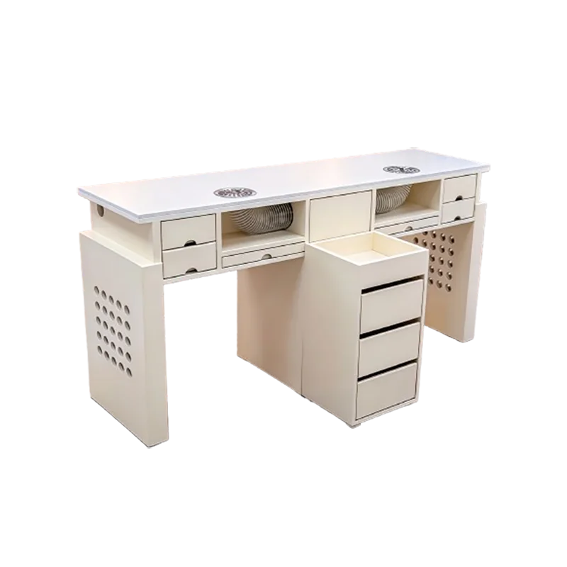 Nail Table Manicure Desk Aspiration Pink Nail Desk Beauty Salon Professional Table Mesa De Manicure Manicurist Furniture