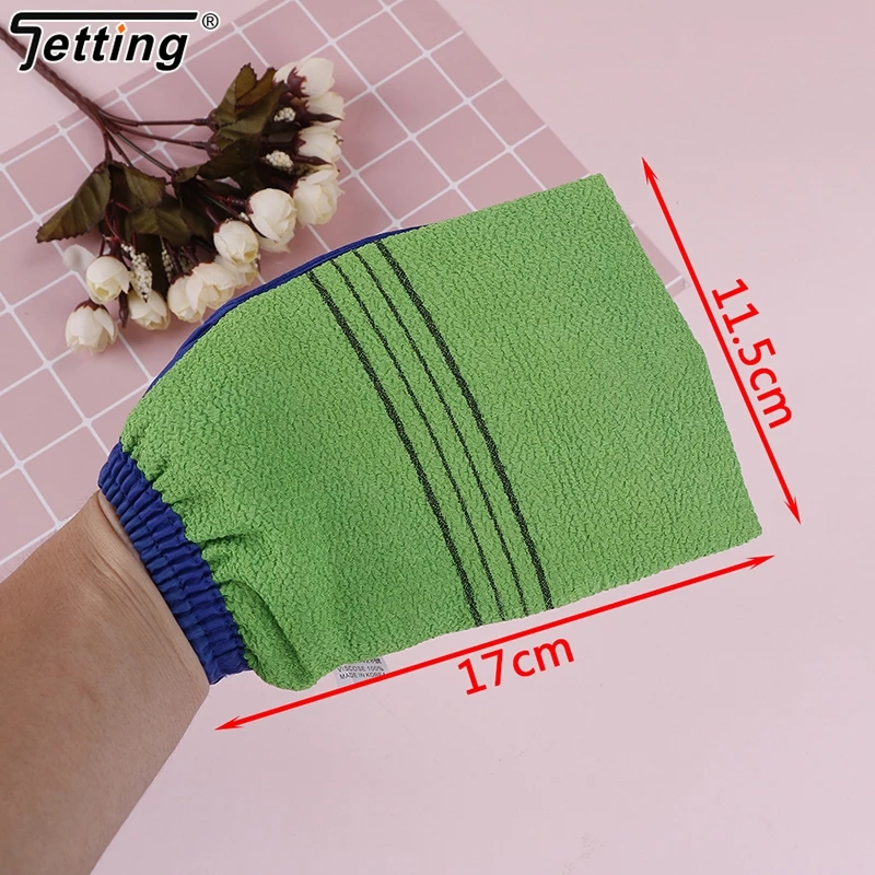 1 Pcs/Lot Magic Peeling Glove Korea Hammam Scrub Mitt Exfoliating Tan Removal Mitt Bath Brushes For Bathroom Accessories