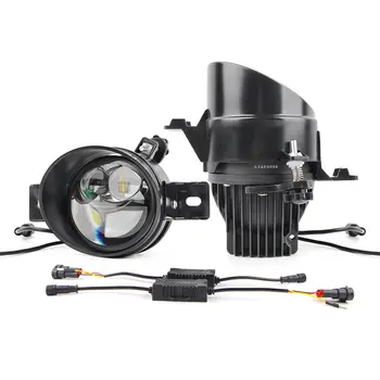 3吋通用日產豐田汽車雙LED透鏡霧燈雷射投影儀,12V,IP67防水,白色霧燈透鏡,色溫6000K/3000K 6 最佳銷售 雙LED雷射 - №3