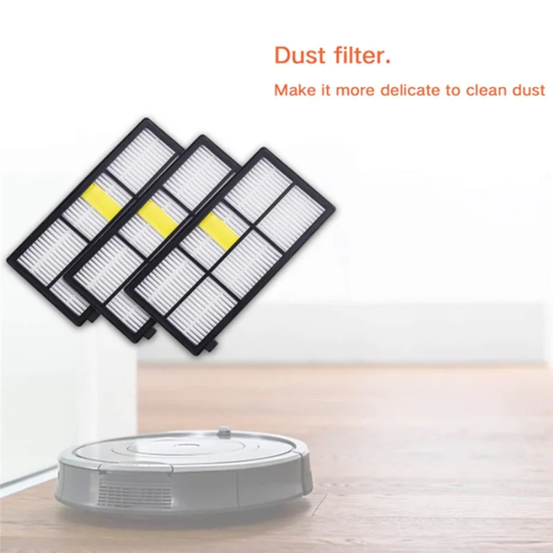 

SOFT-HEPA Vacuum Roller Side Brushes Filters Replacement Parts Kit For Irobot Roomba 980 990 900 896 886 870 865 800