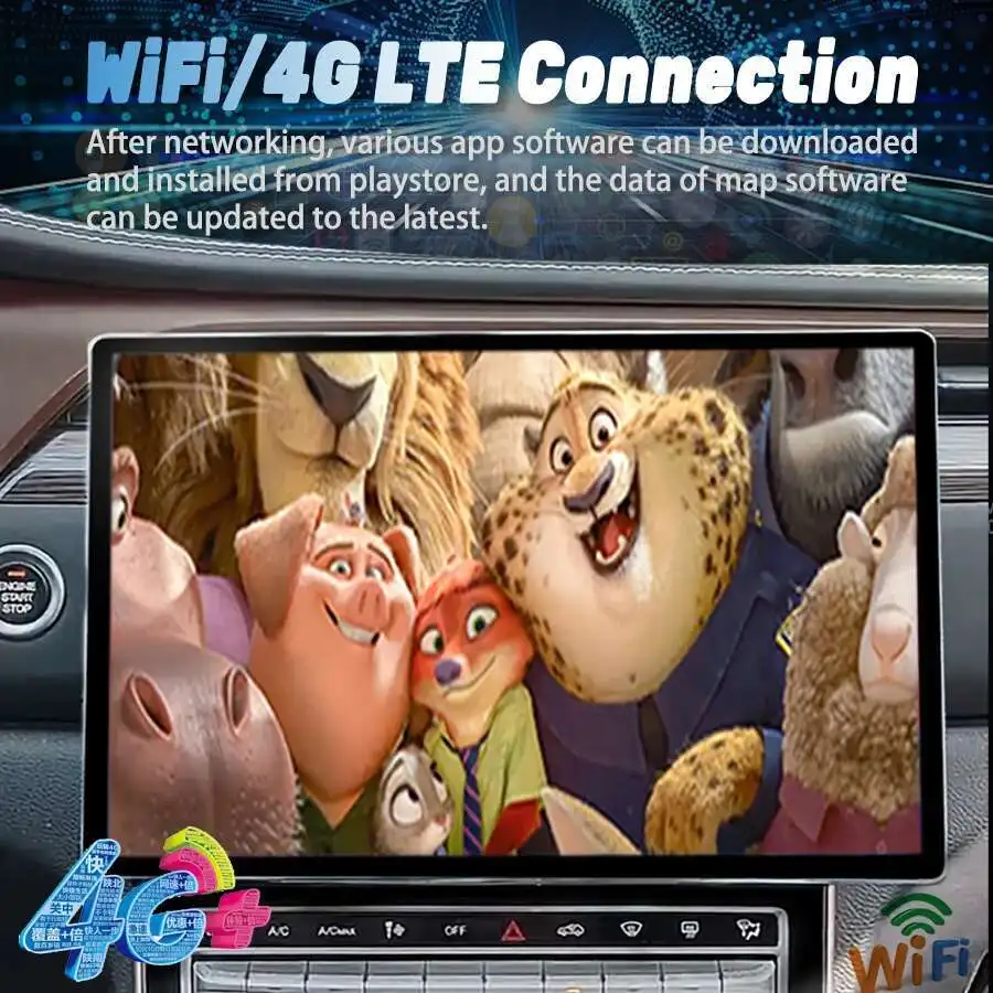 For GAC Trumpchi GS5 2019-2021 13Inch Android QLED screen Car Auto Radio 4G Wireless CarPlay GPS Navigation Stereo Head Unit