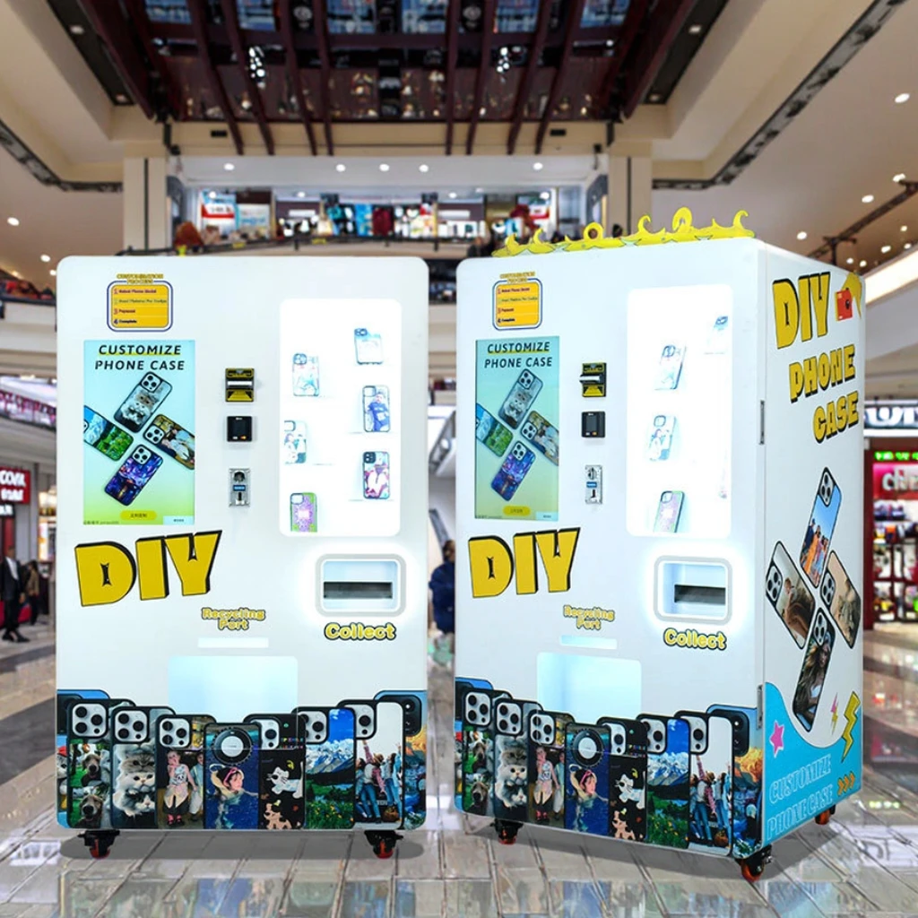 Phone Cases Vending Machine - Automatische DIY telefoonhoesjes-verkoopautomaat, apparatuur voor het