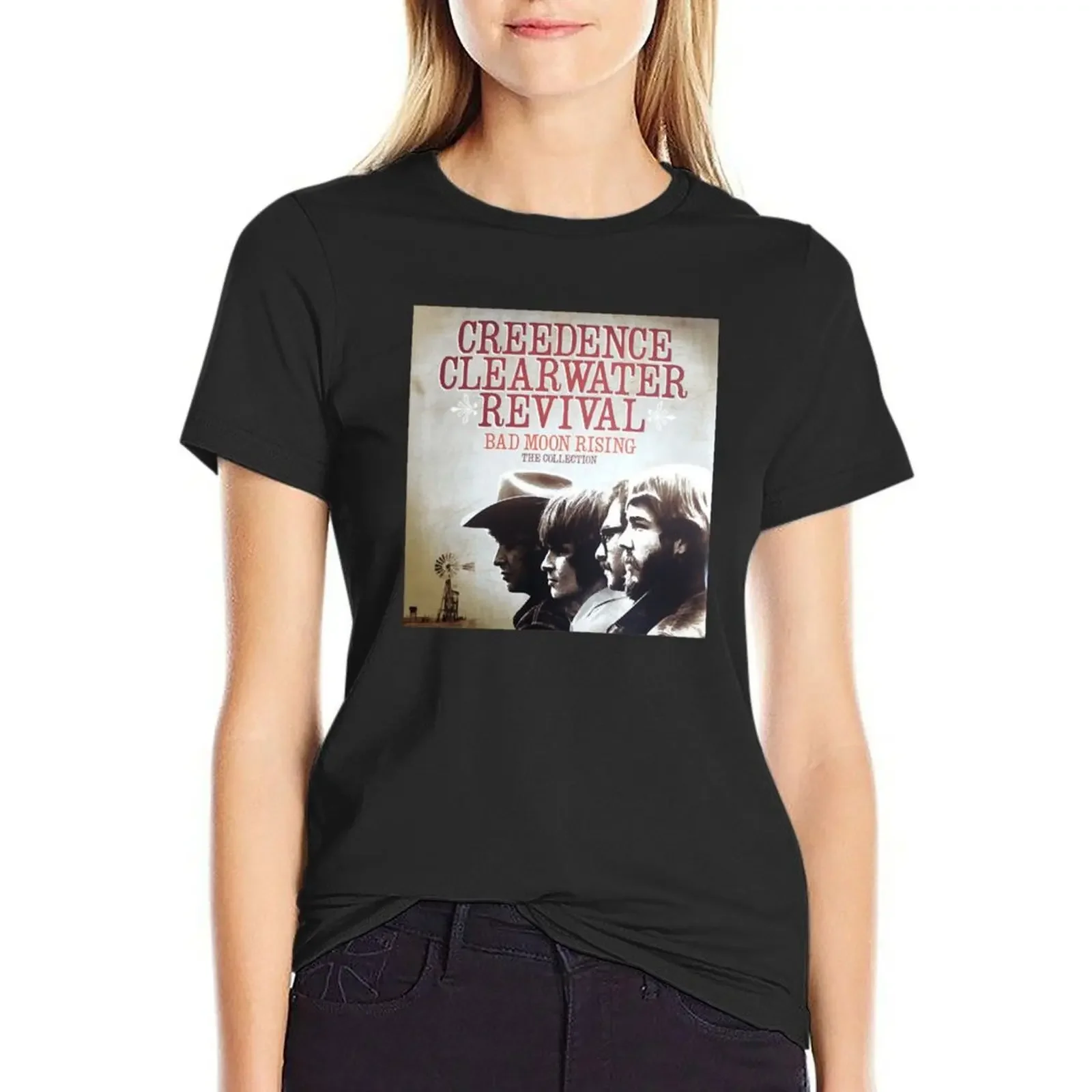 Creedence Clearwater Revival T-Shirt graphics tees cute tops fashion woman blouse 2024