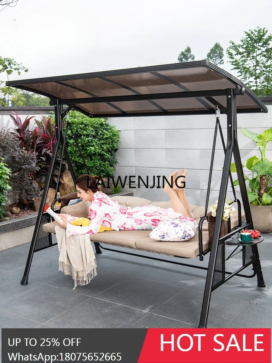 SGF Swing Outdoor Garden Hanging Chair Outdoor Wrought Iron Hammock Cradle