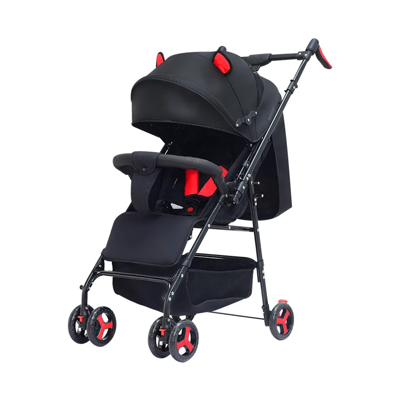 Two-way stroller in summer light folding stroller foreign trade high view stroller close with one button