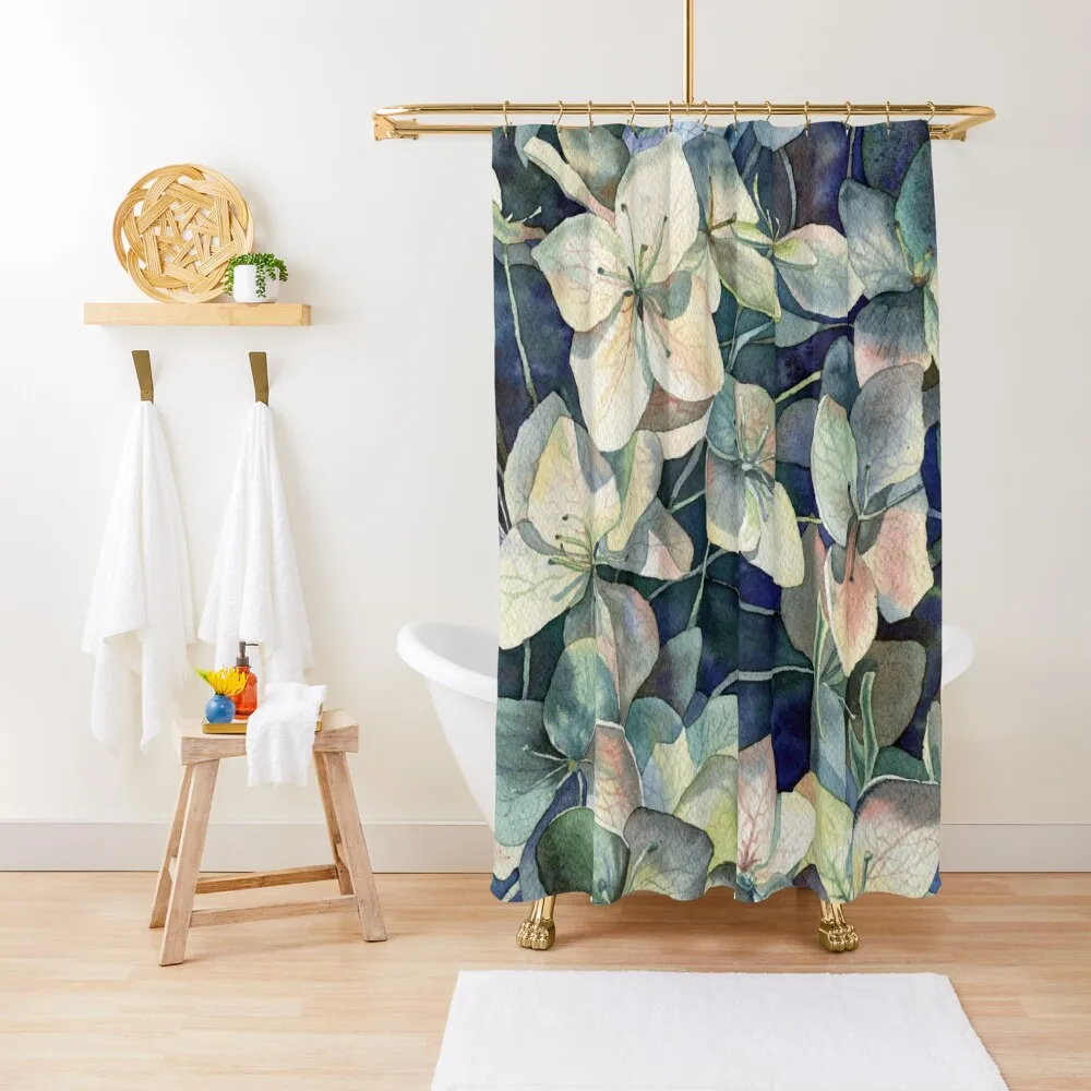 

Summer hydrangea Shower Curtain Bathroom Deco Shower Set For Bathroom Shower For Bathrooms Bathroom Showers Curtain