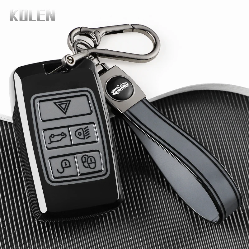 New TPU Car Remote Key Case Cover For Land Rover Range Rover Evoque Discovery Sport Velar For Jaguar XE E-PACE XF Keyless Shell