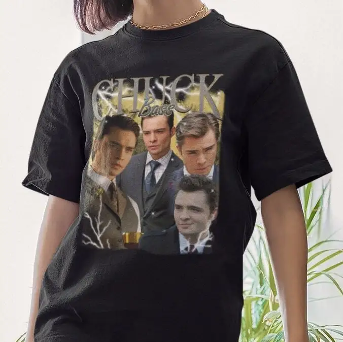 Limited Chuck Bass Vintage Actor T Shirt 90S Inspired DESIGN THROWBACK Classic Retro