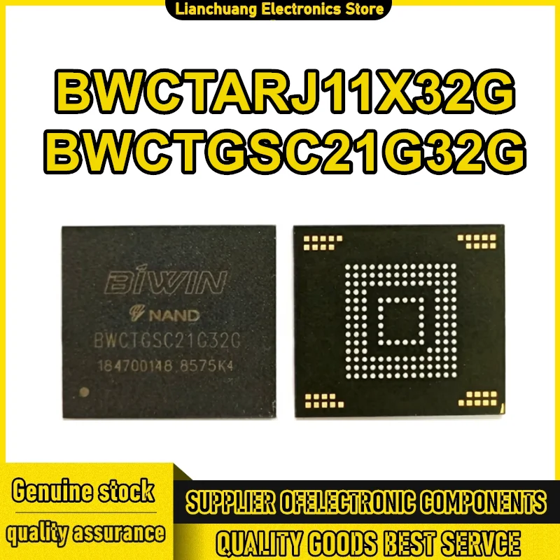 

BWCTARJ11X32G BWCTGSC21G32G Storage 32GB flash memory granules 153FBGA IC New Original in Stock