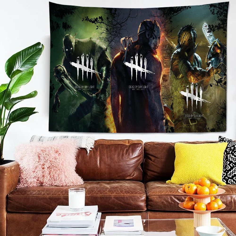 Dead By D-Daylights DIY Wall Tapestry Art Science Fiction Room Home Decor Wall Art Decor