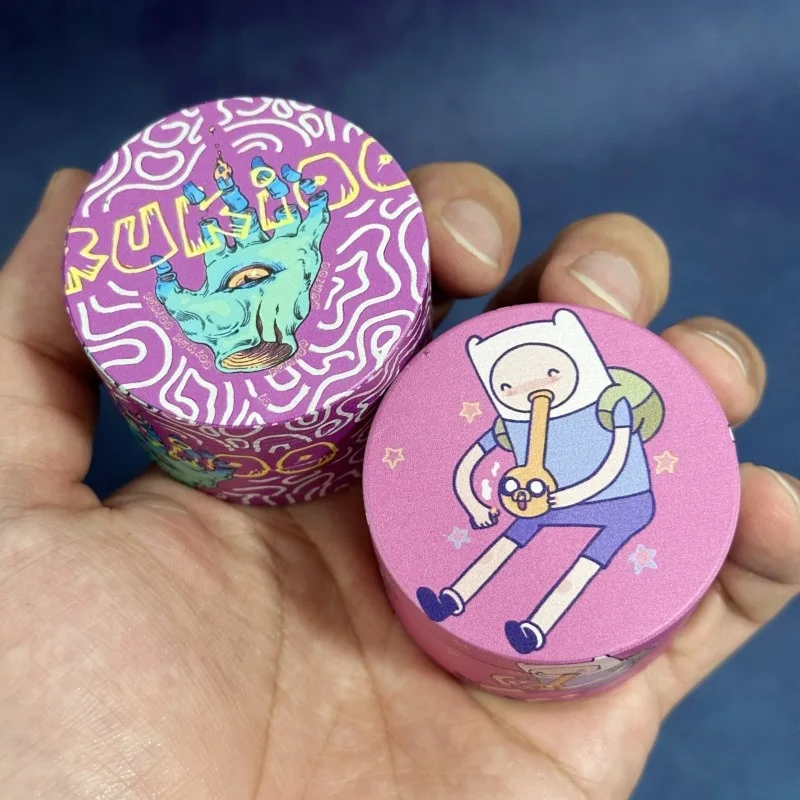 2 بوصة مطحنة الأعشاب دليل كسارة معدنية التوابل مدقة الفلفل هاون الملح قاطعة المطحنة 4-Layers طاحونة أدوات التدخين اكسسوارات #2