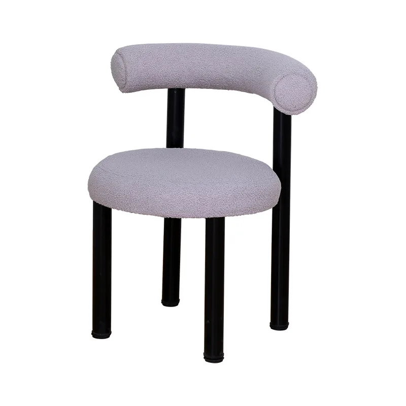 

Internet celebrity makeup chair dresser stool girls bedroom modern simple chubby light luxury cream style manicure