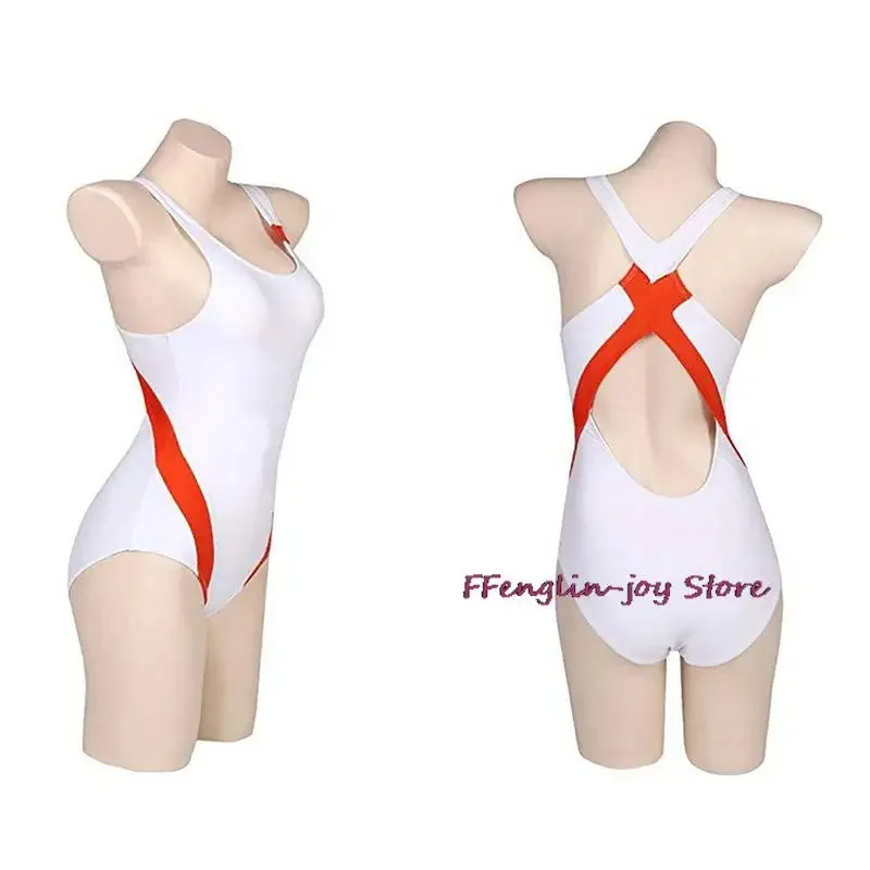 زي أنيمي تأثيري للنساء ، 02 صفر اثنين ، حللا شعر مستعار ، ملابس سباحة ضيقة ، بيكيني مثير ، حفلة نهارية صيفية