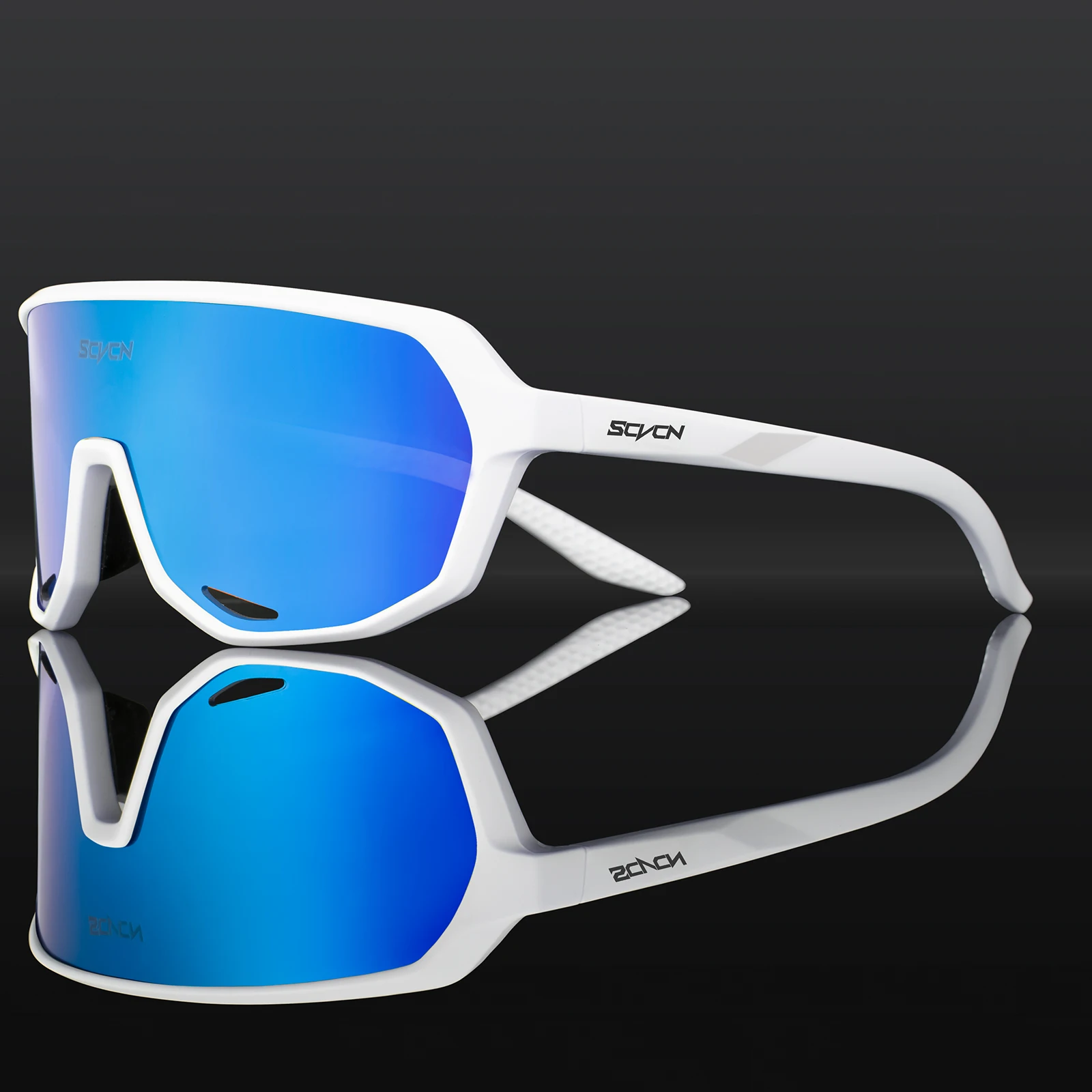 SCVCN Radfahren Gläser UV400 Photochrome Sonnenbrille Männer Sonne Mountainbike Straße Fahrrad Brillen Sport Laufen MTB Zyklus Gogg