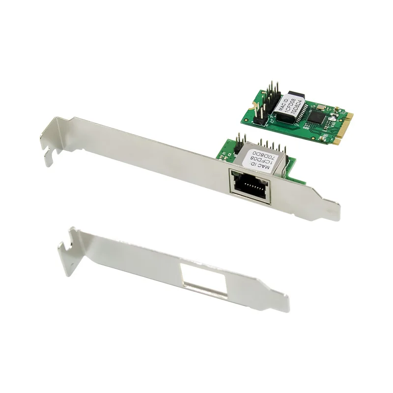 M2 to RJ45 Network Card 1000Mbps M.2 b key M key to PCIe  Ethernet Card LAN Controller Card for RTL8111F Chip