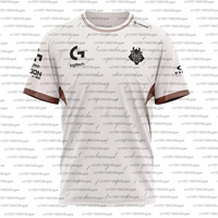 2025 New E Sports Game G2 Jersey Men‘s Fans Summer Breathable T-shirt Man Kids Casual Round Neck Short Sleeve Fashion Tops Tee