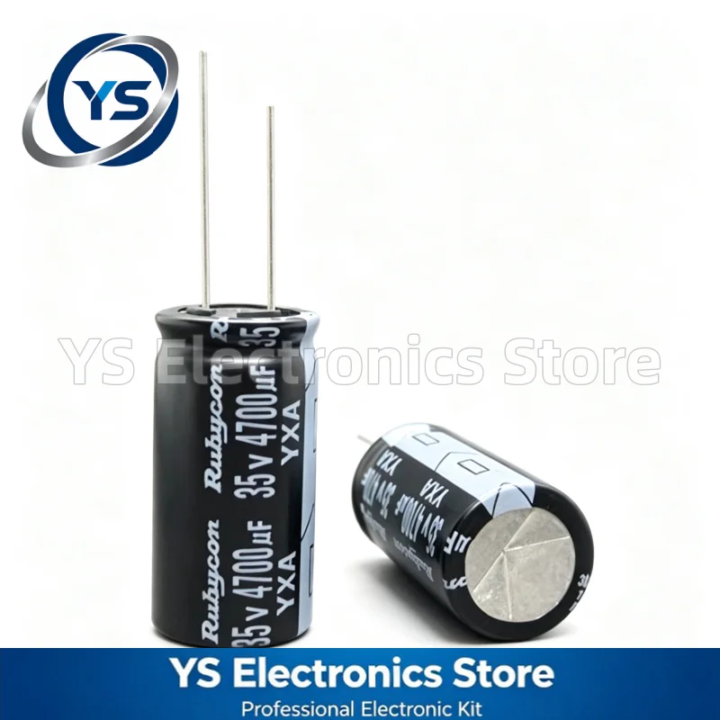 Rubycon YXA Series 35V4700UF 18x35.5mm 35YXA4700MEFC18X35.5 4700UF 35V Electrolytic Capacitor New Original Capacitors 20%