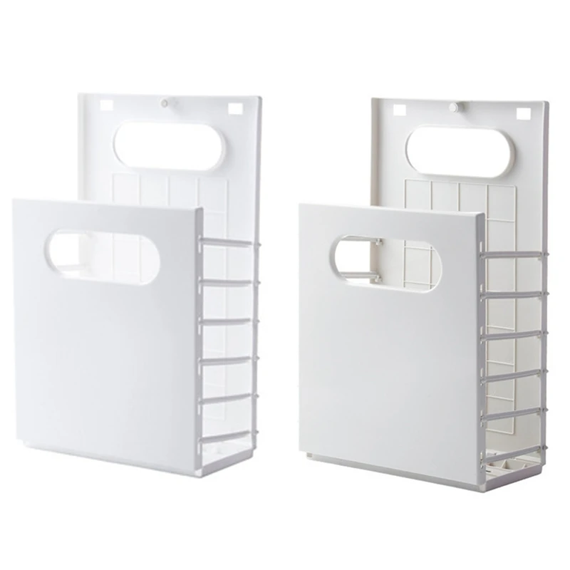 

AT35 Household Storage Baskets, Wall-Mounted Folding Storage Baskets, Sorting Clothes, Towels, Toys