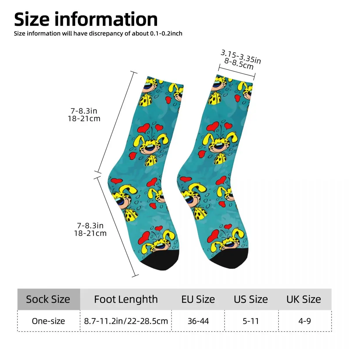 Classic Kawaii Socks Shopping Cartoon Pattern Socks